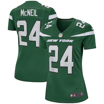 womens nike freeman mcneil gotham green new york jets game 